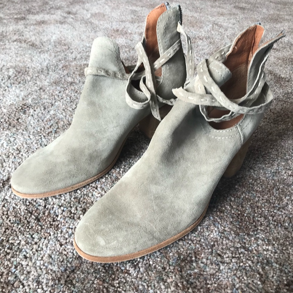 Frye Strappy Ankle Booties